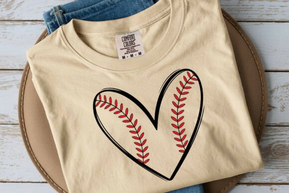Baseball Heart Svg: Graphics for Crafts & Blogs