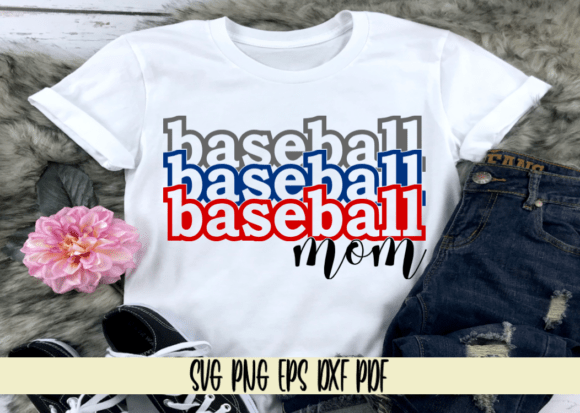 Baseball Mom Echo Tee: Graphics for Crafts