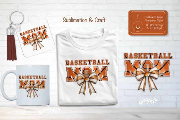 Basketball Mom Clipart: Graphics for Crafts
