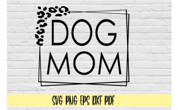 Dog Mom in Leopard Print Double Frame