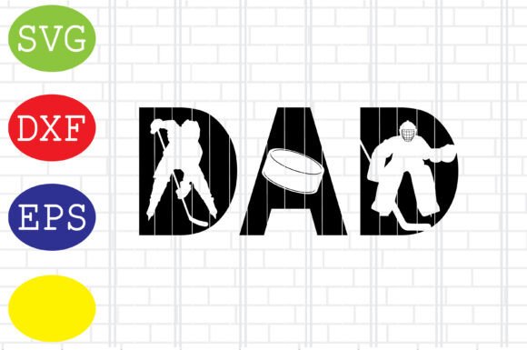 Hockey Dad Svg: Graphics for Crafts & Sales