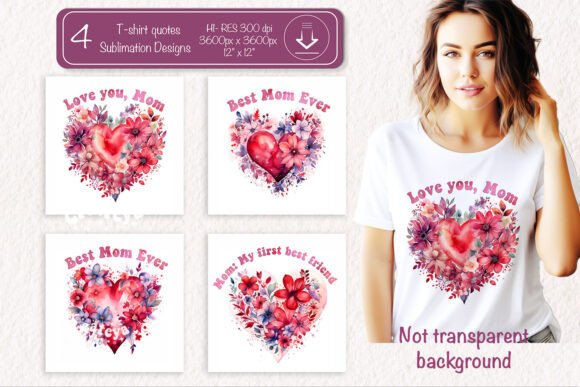 Mothers Day T Shirt Sublimation Mom Png Graphics