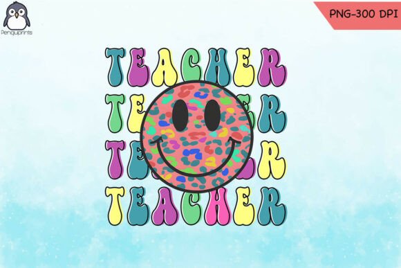 Retro Teacher Mom Teacher PNG: Graphics for Crafts