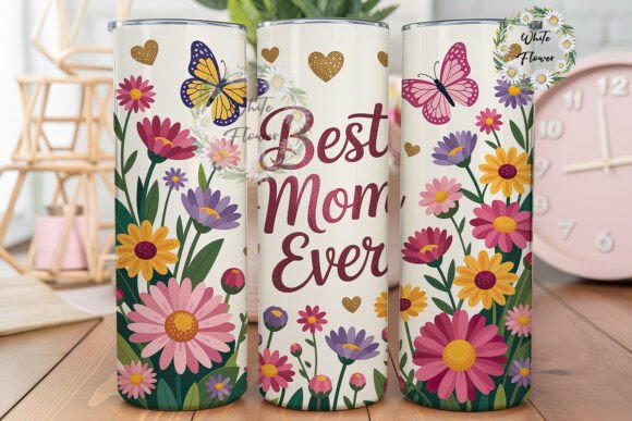 Review: Best Mom Ever Tumbler PNG for Embroidery Projects