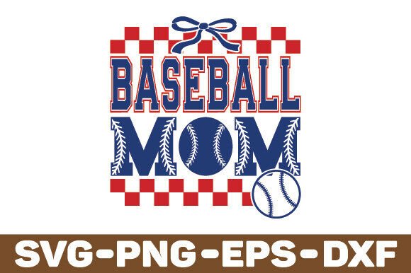 Varsity Baseball Mom PNG for Crafts & Graphics
