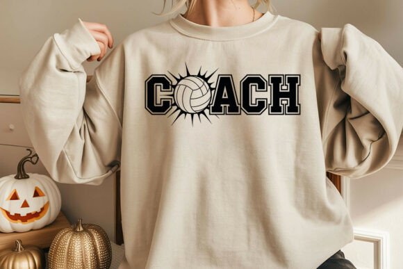 Volleyball Coach Svg: Graphics for Crafts
